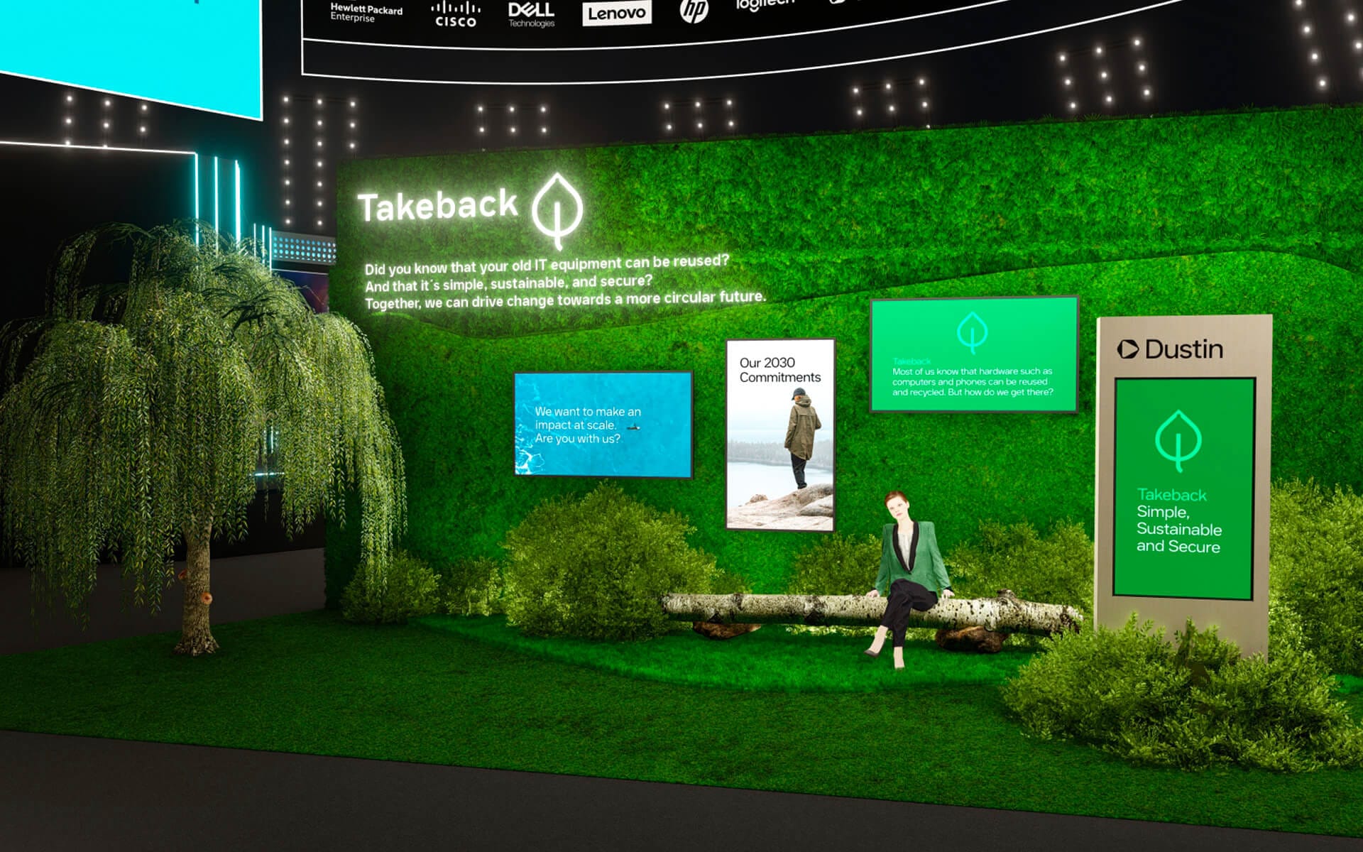 Dustin Takeback virtuell 3D-monter, Dustin Expo Connected 2021 Twebcast