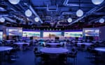Studio Flex på scengolv med LED-väggar efter flytt till Scandic Infra City 2021