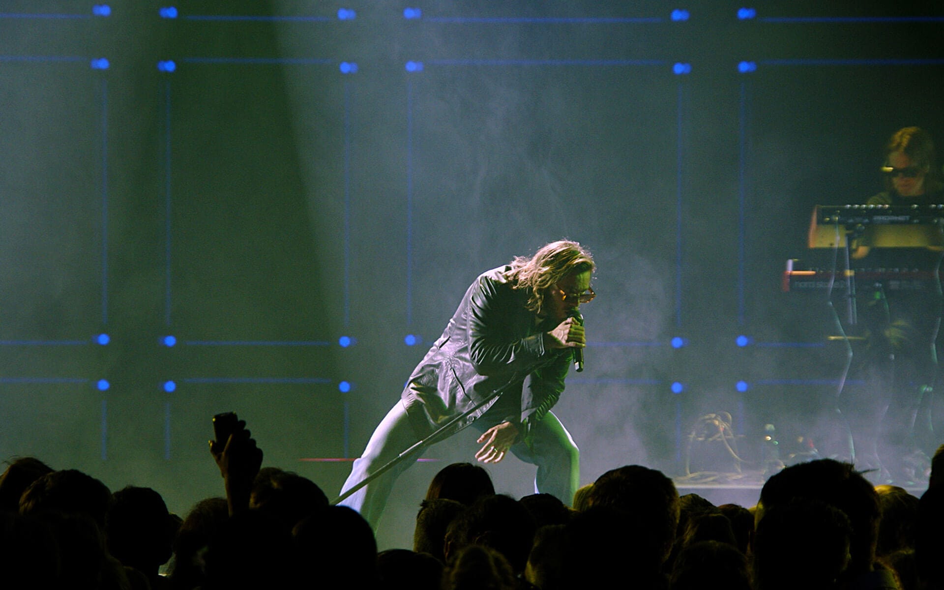 Benjamin Ingrosso with crowd in Vinnarhallen, ATEA National Team Camp Boson 2023