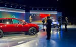 Kameraproduktion i Studio Flex med studiokameror och LED-vägg, BMW i4 lansering