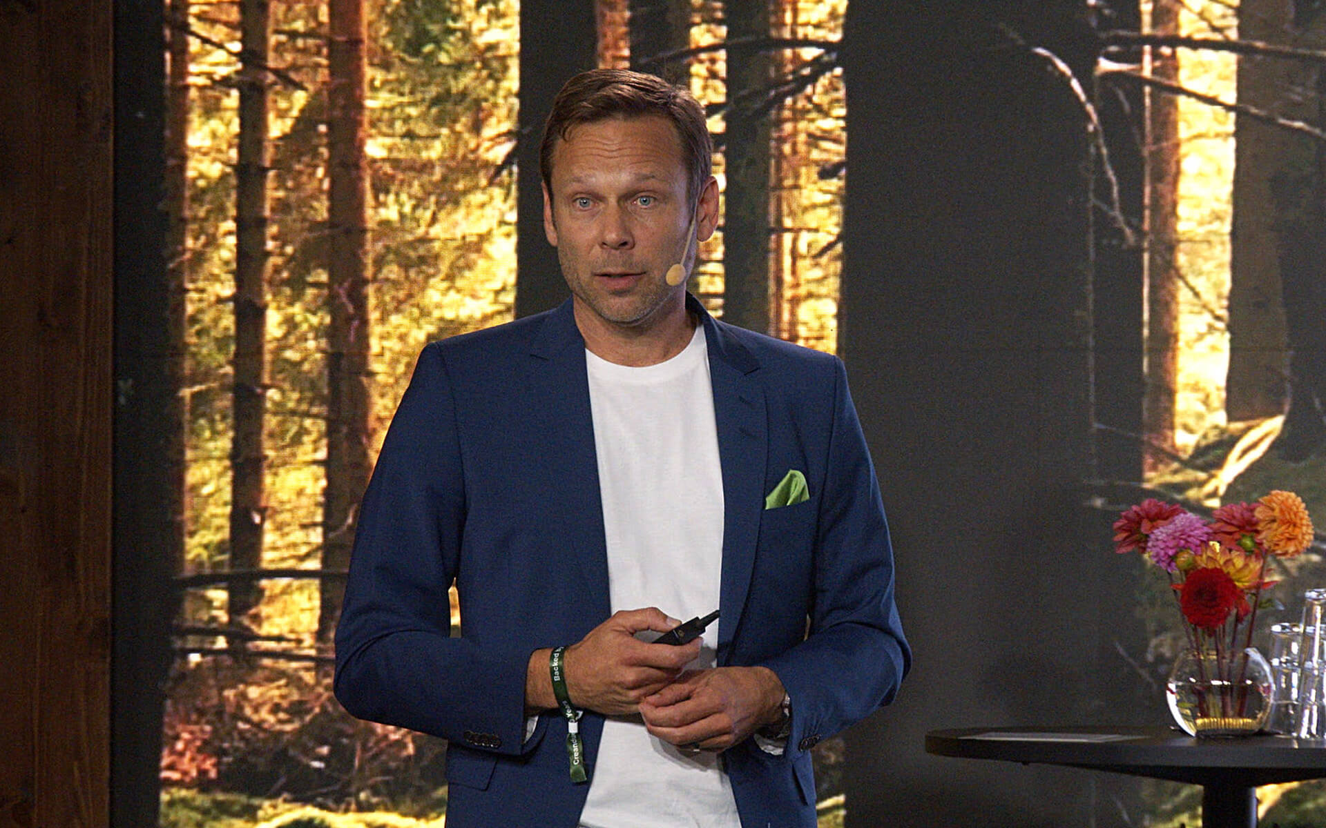 Moderator på EDGE-producerad scen, Creandums AGM i Forum, Sergel Hub 2023