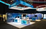 Intel mässmonter byggd av EDGE på Dustin Expo 2019, Avicii Arena
