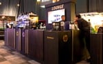 Specialbyggd Nespresso-bar i HP-monter, Dustin Expo 2017 Avicii Arena