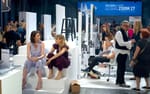 Hårmodeller och stylister i tävlingsområdet, Goldwell Global Zoom 2017 Barcelona