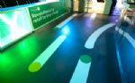 Golvfoliering i Googles färger, A House Stockholm – Google AI Advantage 2023