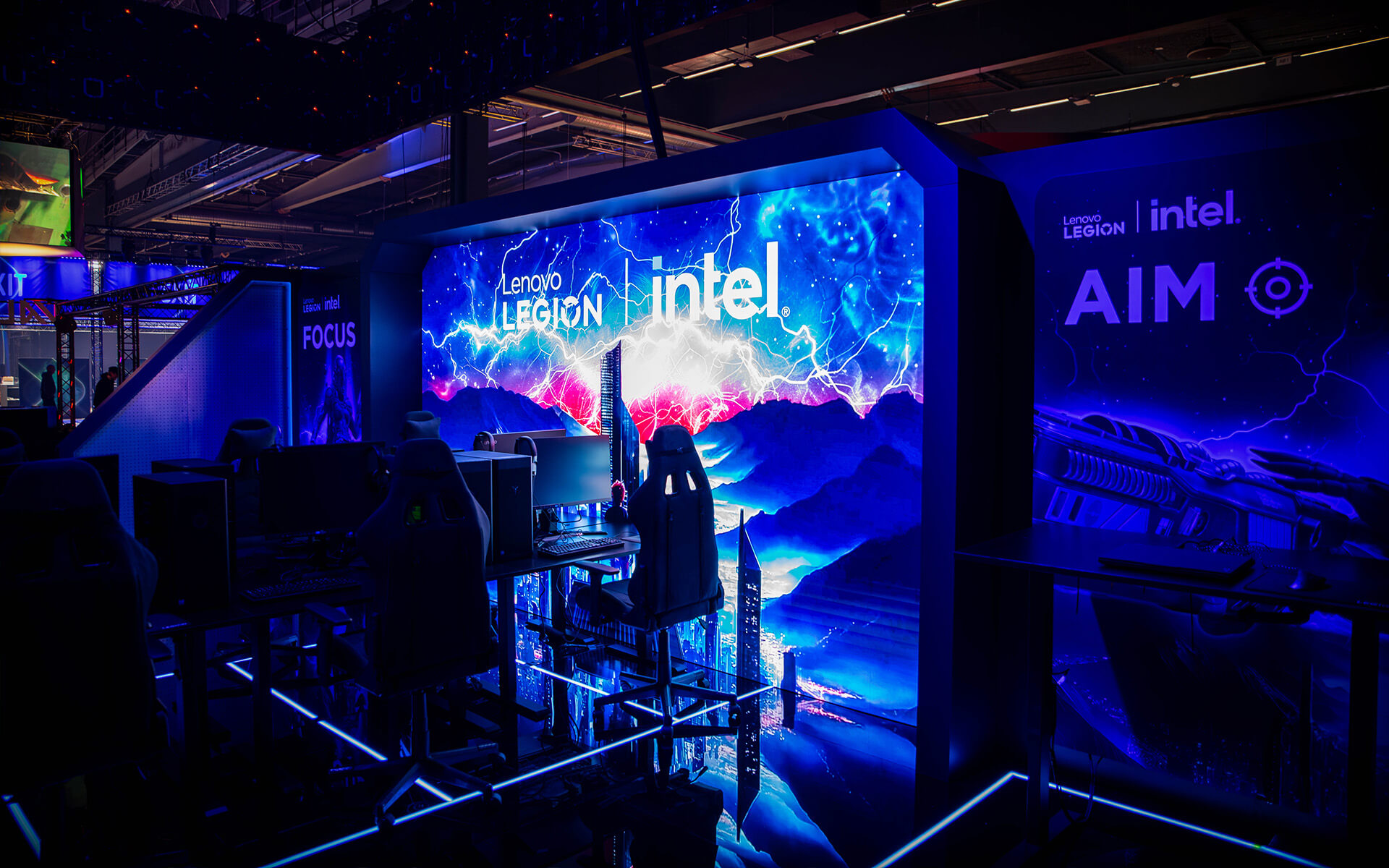 Detail shot of the booth that won Best Booth Design