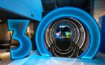 Specialbyggd rund tunnel med branding och LED-belysning