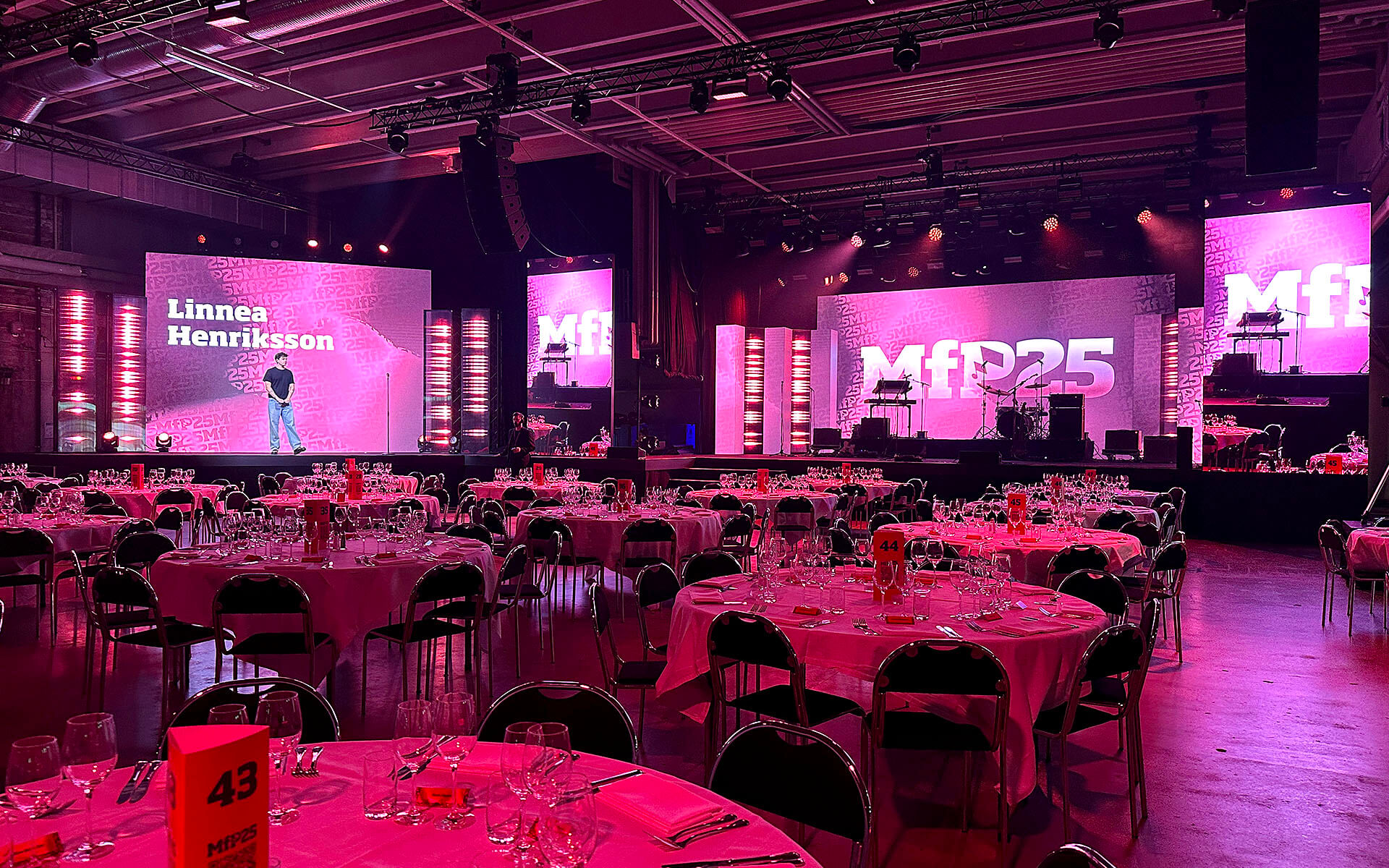 Overview of the hall during Musikförläggarnas Pris
