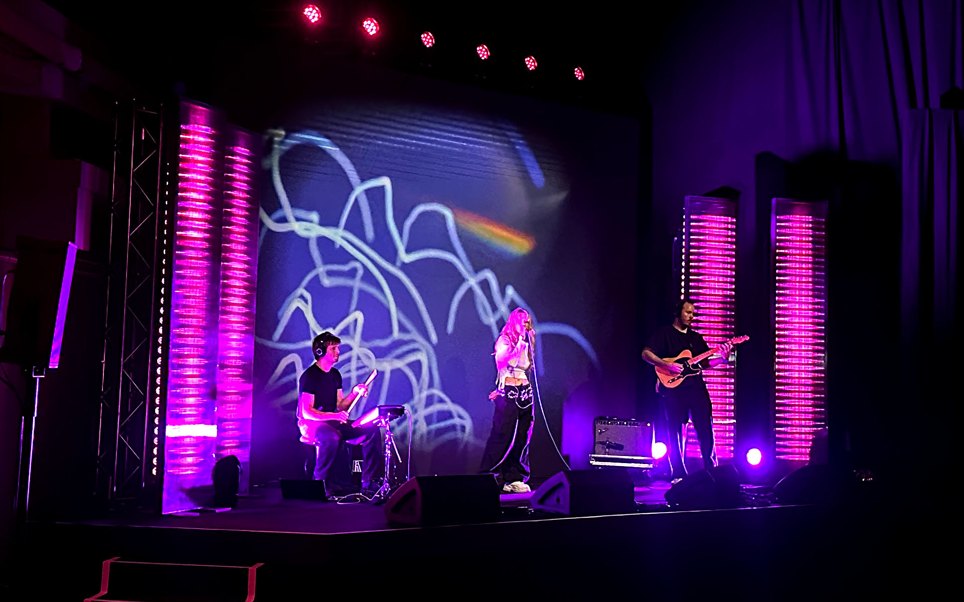 Live artist on stage during Musikförläggarnas Pris