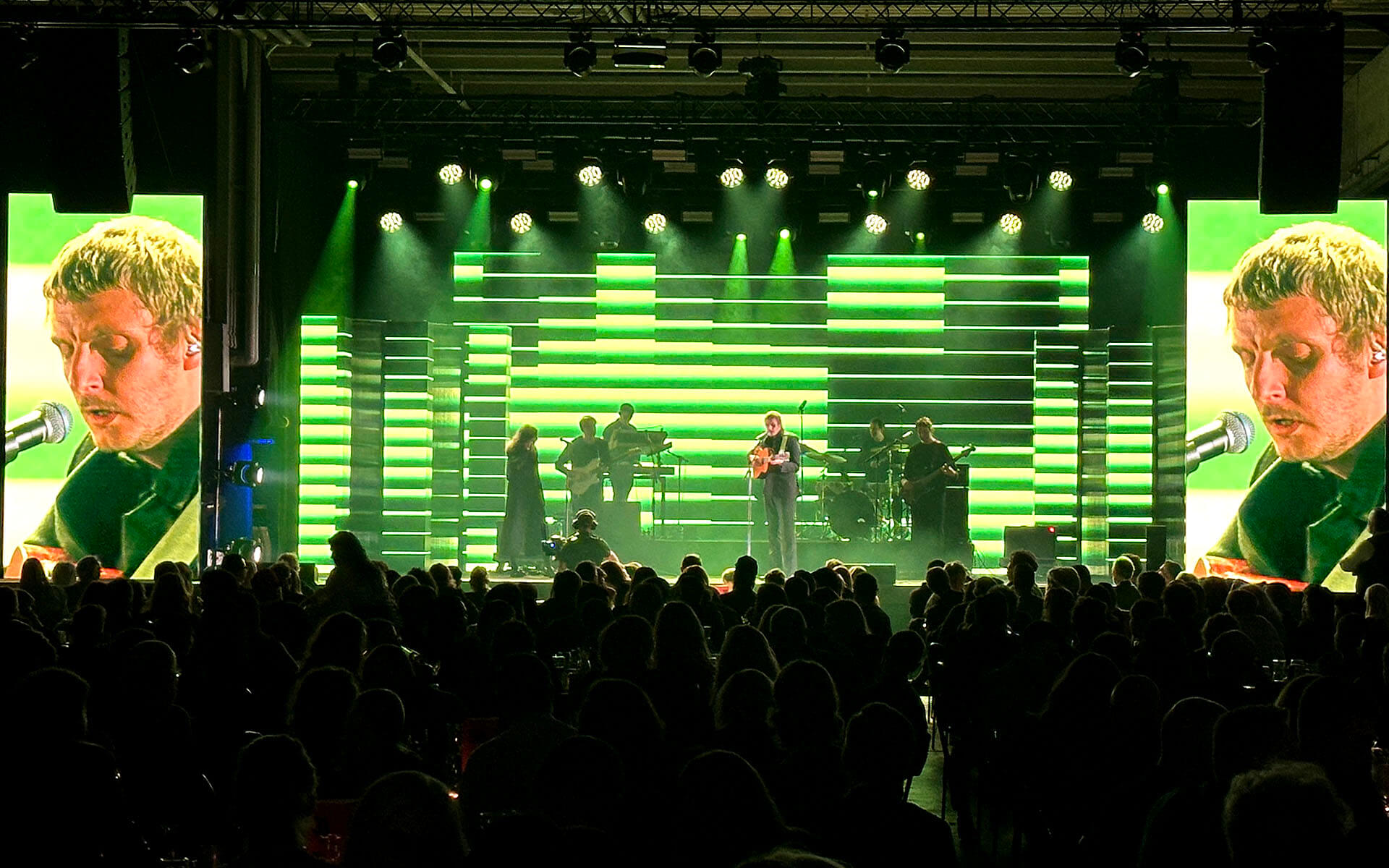 Live performance on stage