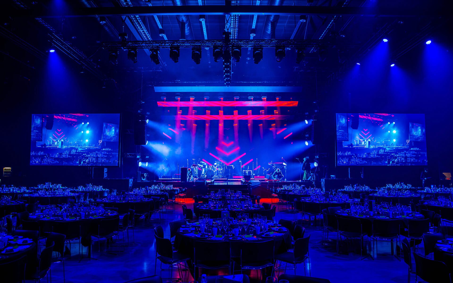 Scen i Artboxen på Artipelag under Musikförläggarnas Pris 2023