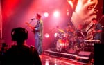 Damn framför Stockholmsvy live på scen, Musikförläggarnas Pris 2023 Artipelag