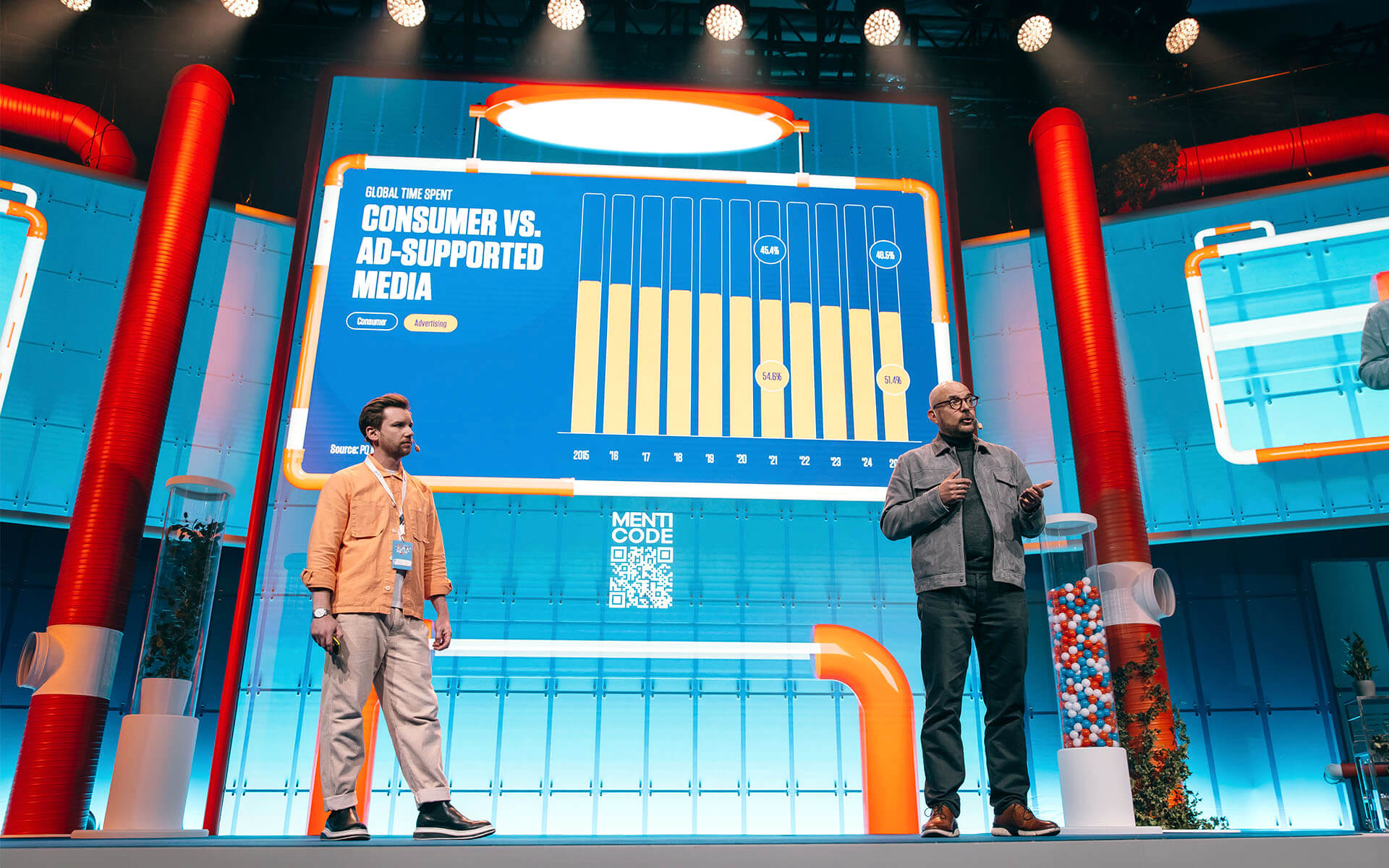 Presentation on the main stage during NextM 2025