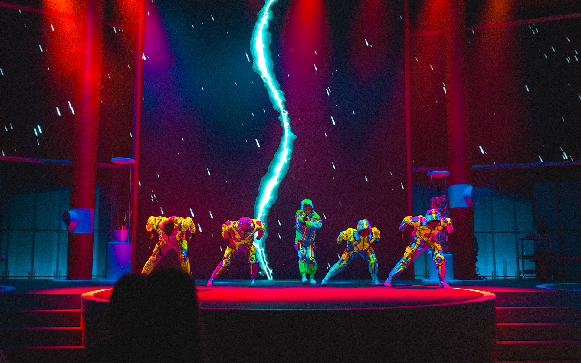 Thomas Benstem during the dance show at NextM 2025