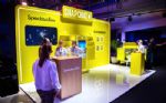 Specialdesignad Snapchat-monter på mässan