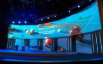 Talare på scen, Nobel Week Dialogue 2023 i kongresshallen på Svenska Mässan