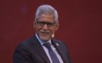 Jagan Chapagain talar på Nobel Week Dialogue 2023, Svenska Mässan Göteborg