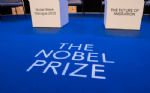 Logotyptryckt entrématta, Nobel Week Dialogue 2023 på Svenska Mässan