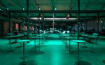 Loungetorg med mingelmöbler, Nordnet NXT Summit 2023, Nacka Strandsmässan