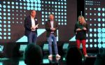Talare på scen, Nordnet NXT Summit 2023, Metallgjuteriet, Nacka Strandsmässan