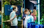 Schibsted personal i 360-monter, NextM mässa Annexet vid Avicii Arena