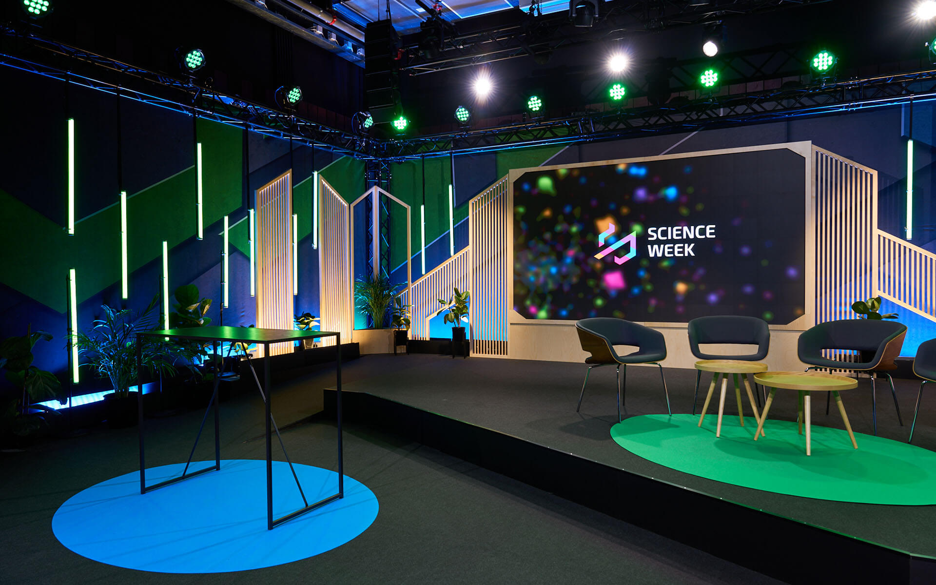 Hybridstudio för fysisk och digital publik