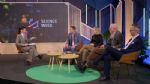 Paneldiskussion på scen under Science Week 2024