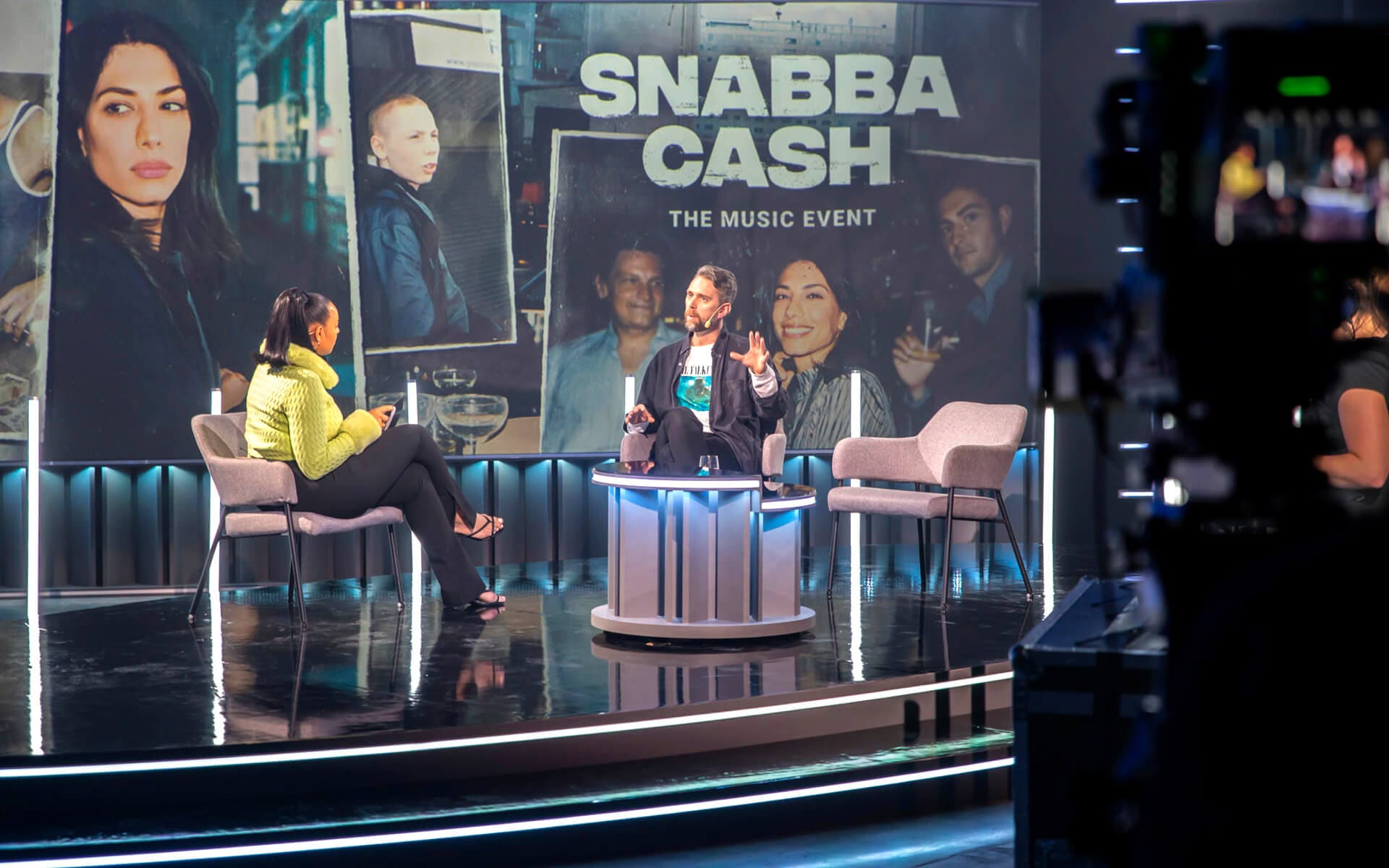 Interview with director Jesper Ganslandt, Snabba Cash Music Event Studio Flex