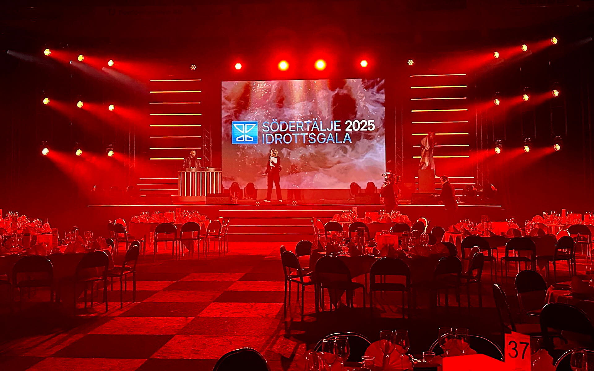 Prisutdelning under Södertälje Idrottsgala 2025