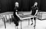 EDGE personal Marcus Nermander och Daniel Horner bygger scenpodier, Studio Ett våren 2020