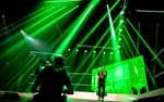 Viktor Leksell närbild på scen, Tele2 Awards 2022 3Arena