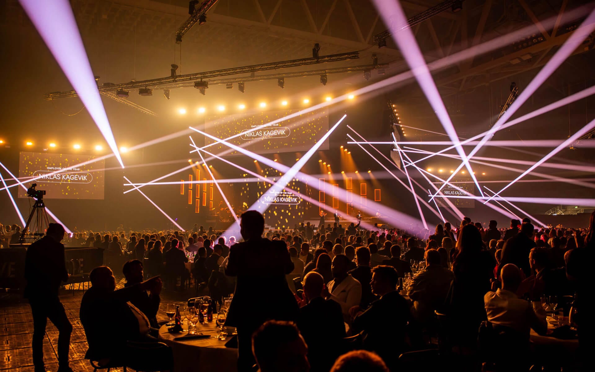 Prisutdelning på scen, Tele2 Awards 2023 3Arena