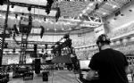 Rigging av tross och LED i 3Arena