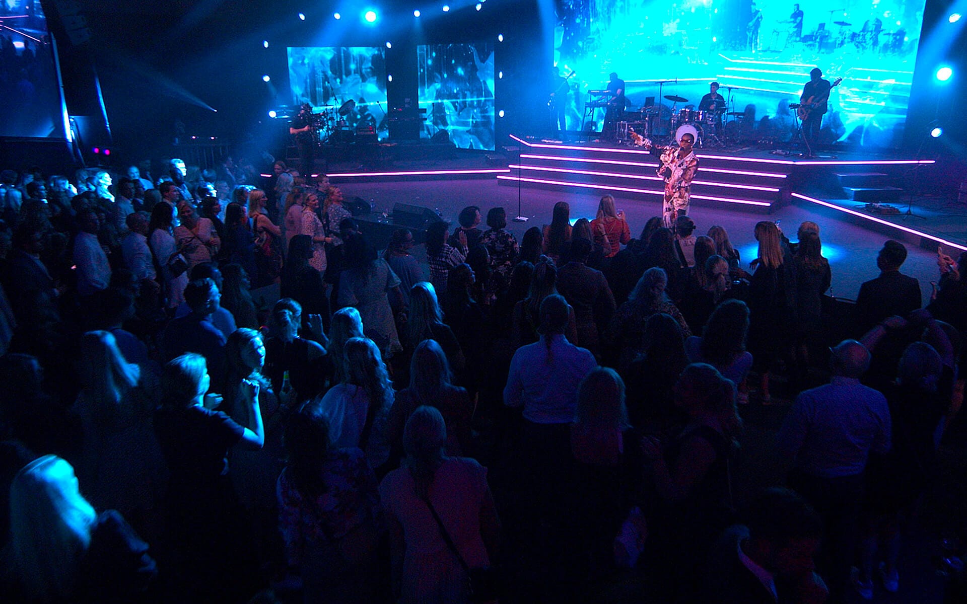 Sabina Ddumba performing live on stage, TUR-Spelen 2022 Stadium Arena Norrköping