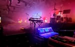 Allen Heath dLive S5000 vid monitormixplatsen, TUR-Spelen 2022 Stadium Arena Norrköping