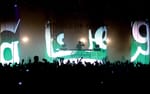 Axwell live på scen med LED-vägg och DJ-bås, WTP Frihamnshallen Magasin 9 2011