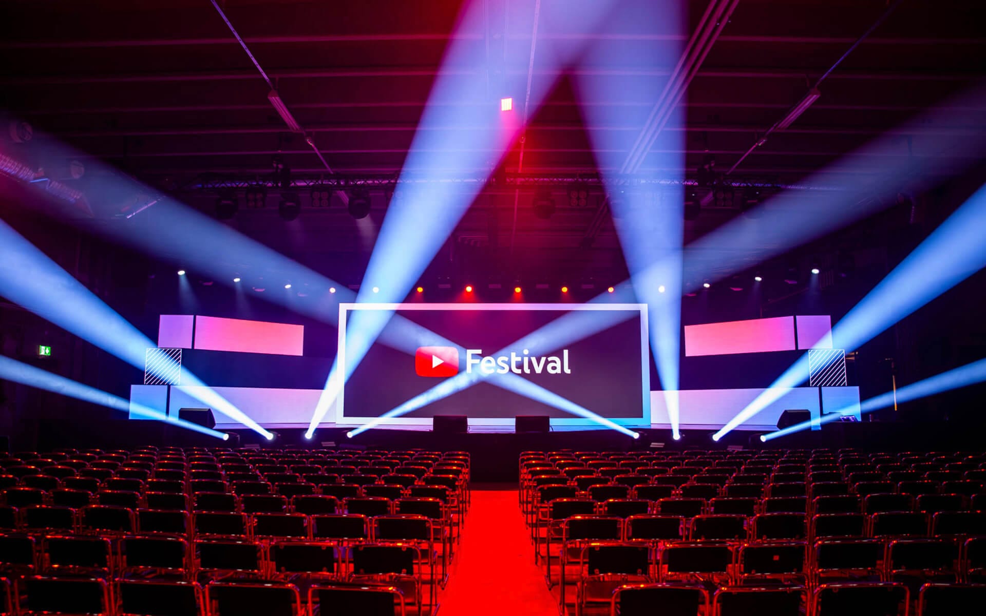 Youtube Festival 2023 scenen på Banankompaniet