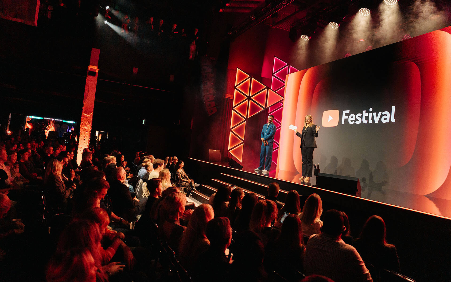 The audience at YouTube Festival 2025