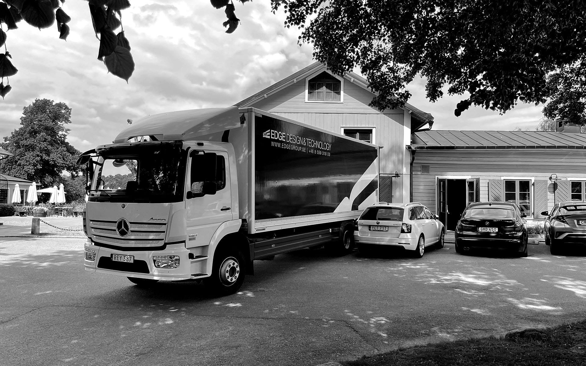 Leverans till Stallmästargården – EDGE når alla typer av eventlokaler, från arenaformat till intima hotelllokaler.