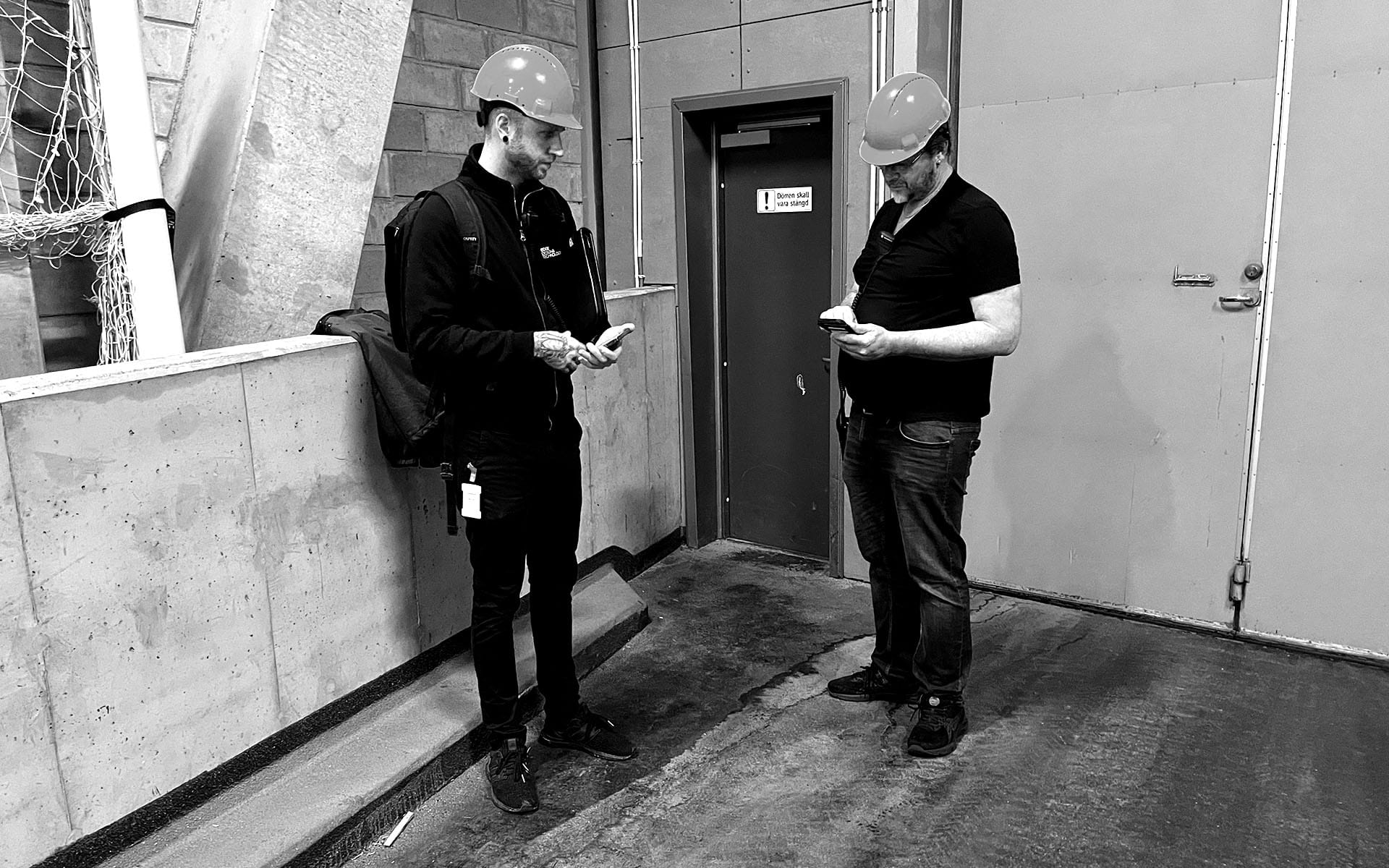 Andreas Weis and Andreas Bonnevier in sync during Tele2 Awards – ongoing communication is at the core of EDGE's project management model.